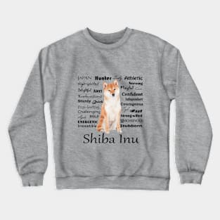 Shiba Inu Traits Crewneck Sweatshirt